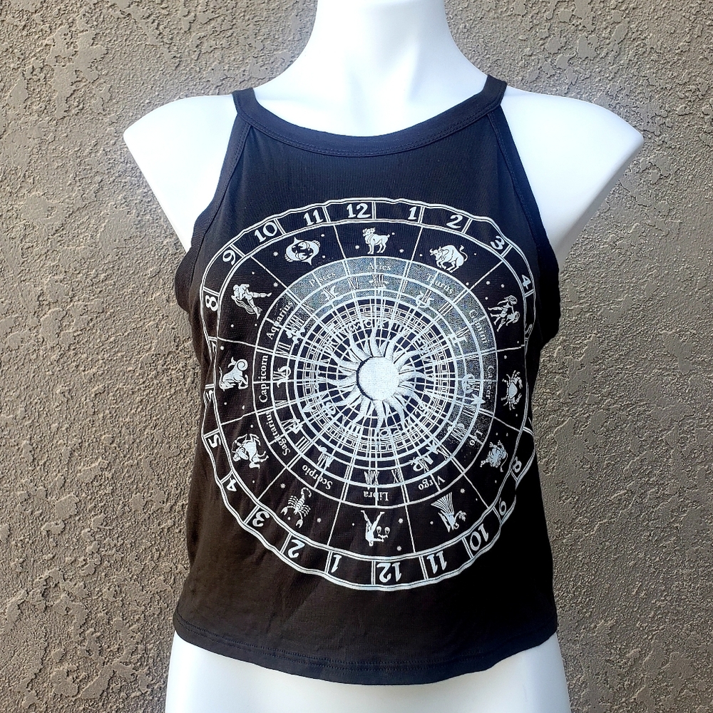 Papaya Shirt NWT Horoscope Dial